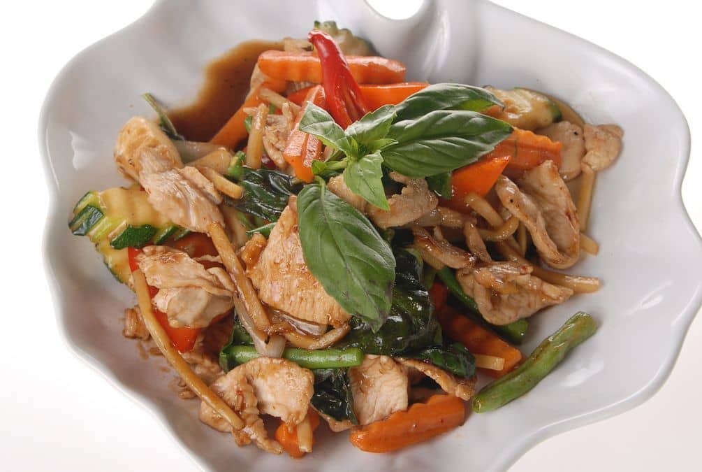 Stir-Fry Chilli and Basil